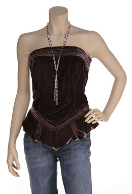 FrostFrench Velvet Bustier by FrostFrench