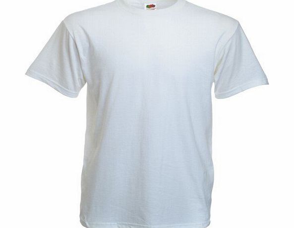 Fruit of the Loom Heavy Cotton T-Shirt - White XXL