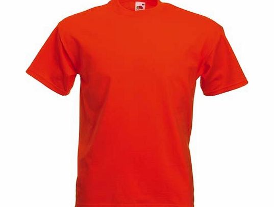 Fruit of the Loom Super Premium T in Orange Size XL (SS10)