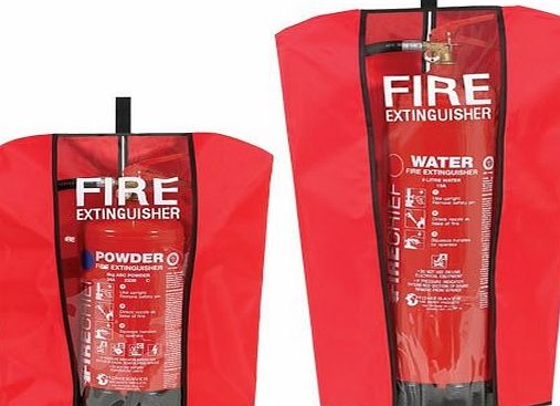 FSSS Ltd FIRE EXTINGUISHER COVER TO FIT 1,2,4,3,5,6,9 LTR KG WATER CO2 POWDER AFFF FOAM (SIZE 2)