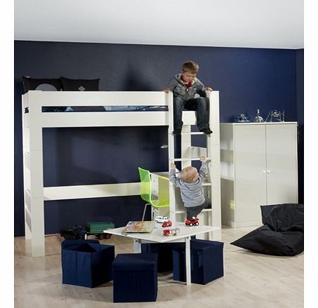 White High Sleeper Bunk Bed