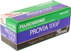 Provia 100F - 120 roll (Single Roll)