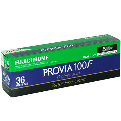 Provia 100F 135 36 Exposures, Pack of 5