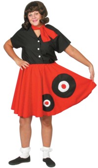 fuller Figure: 50s Rock N Roll Girl (Size 16-18)