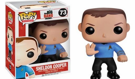 FunKo Big Bang Theory Pop Television Sheldon Cooper Star Trek Vinyl Figure