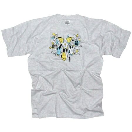 Diamond Geezer Marl Grey T-Shirt