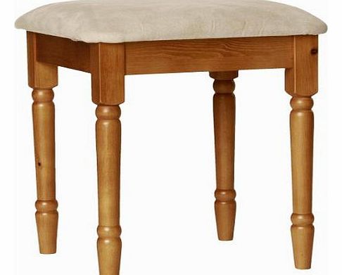 Pine dressing table stool