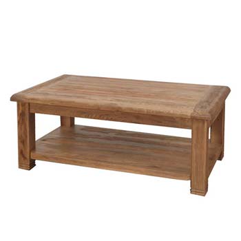 Dallum Solid Oak Rectangular Coffee Table