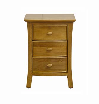 Nimbus 3 Drawer Bedside Table