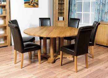 Vanda Large Round Dining Set - WHILE STOCKS LAST!