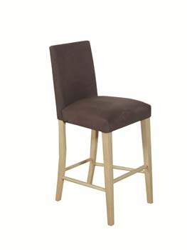 Furniture Link Zeno Bar Chairs in Microfibre (pair)