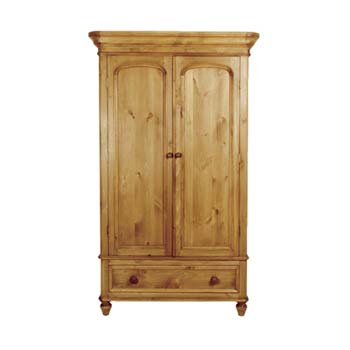 Abbey Pine Double Wardrobe - WHILE STOCKS LAST!