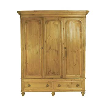 Abbey Pine Triple Wardrobe - WHILE STOCKS LAST!