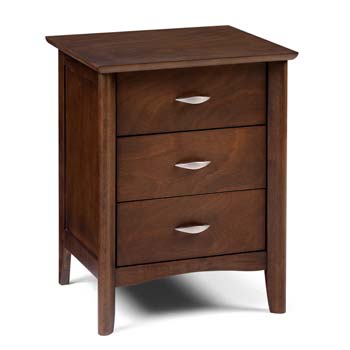 Ada 3 Drawer Bedside Table