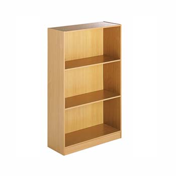 Adam 3 Shelf Bookcase in Beech