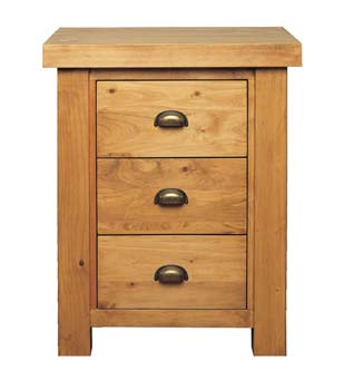 Adara 3 Drawer Bedside Chest