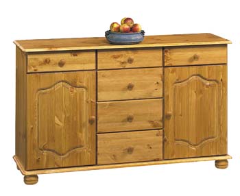 Furniture123 Alesund 2 Door Sideboard with 6 Drawers