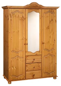 Furniture123 Alesund 3 Door Combination Wardrobe