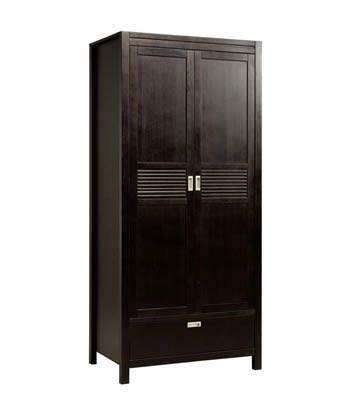 Furniture123 Aragon 2 Door Wardrobe in Wenge