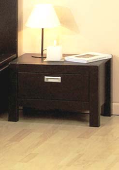 Furniture123 Aragon Bedside Cabinet in Wenge