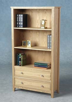 Furniture123 Ashton 2 Drawer Bookcase