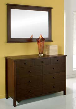 Furniture123 Atlanta Deep Oak 6   3 Chest of Drawers