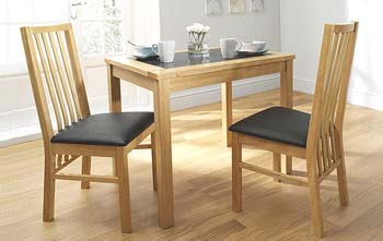 Furniture123 Atlanta Natural 2 Seater Dining Set