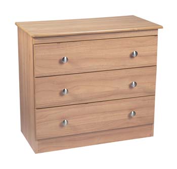 Furniture123 Bala Walnut 3 Drawer Chest