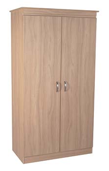 Furniture123 Bala Walnut Wide 2 Door Wardrobe