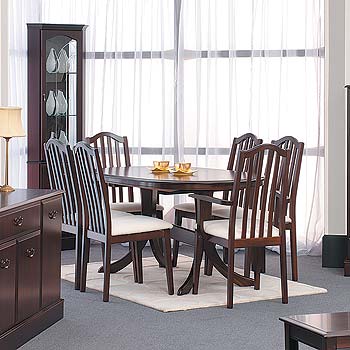 Balmoral Oval Extending Dining Set