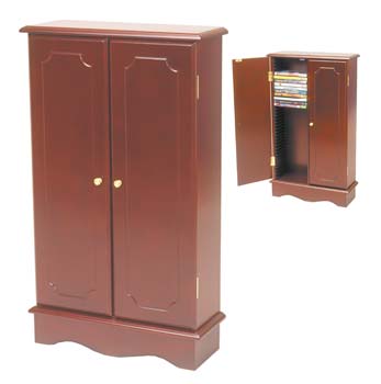 Furniture123 Bath DVD Cabinet in Mahogany