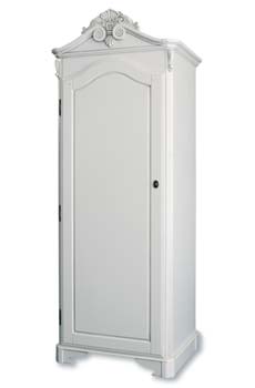 Beau White Single Wardrobe