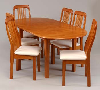 Benita Extending Dining Set in Teak