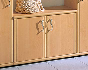 Furniture123 Billy Low Storage Cupboard in Pear Tree