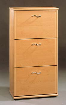 Furniture123 Billy Shoe Cabinet in Pear Tree