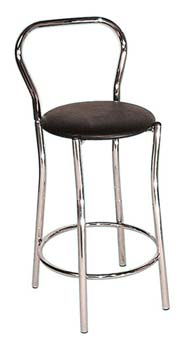 Furniture123 Bistro Satin Stool