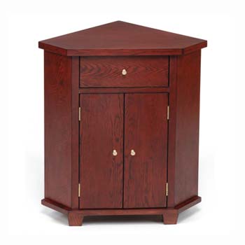 Botley Corner Cabinet in Mahogany