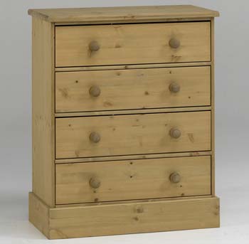 Furniture123 Bourne Pine 4 Drawer Chest