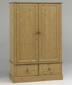 Furniture123 Bourne Pine Wide Wardrobe