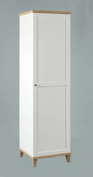 Furniture123 Bowen Single Wardrobe - FREE NEXT DAY DELIVERY