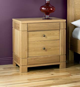 Brussels Oak Bedside Chest