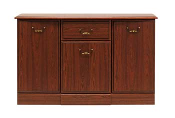 Furniture123 Byrne 3 Door 1 Drawer Sideboard in Mahogany