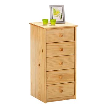 Furniture123 Cami Pine 5 Drawer Chest