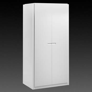 Furniture123 Casca White 2 Door Wardrobe