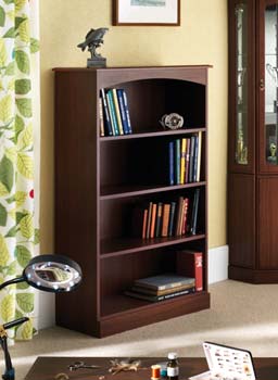 Furniture123 Caxton Furniture Byron Bookcase in Mahogany