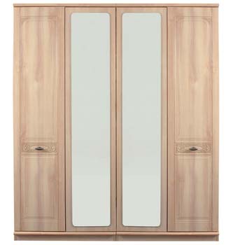 Caxton Furniture Flora 4 Door Wardrobe