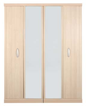 Caxton Furniture Sherborne 4 Door Wardrobe