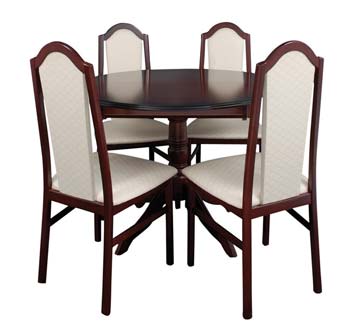 Caxton Furniture Yeovil Round Extending Dining Set