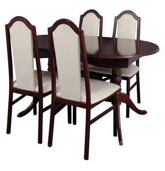 Caxton Furniture York Oval Extending Dining Set