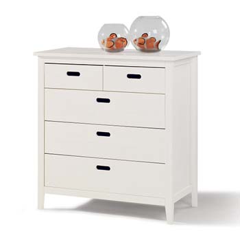 Furniture123 Cello White 3   2 Drawer Chest